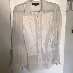 White Silk Elizabeth and James shirt